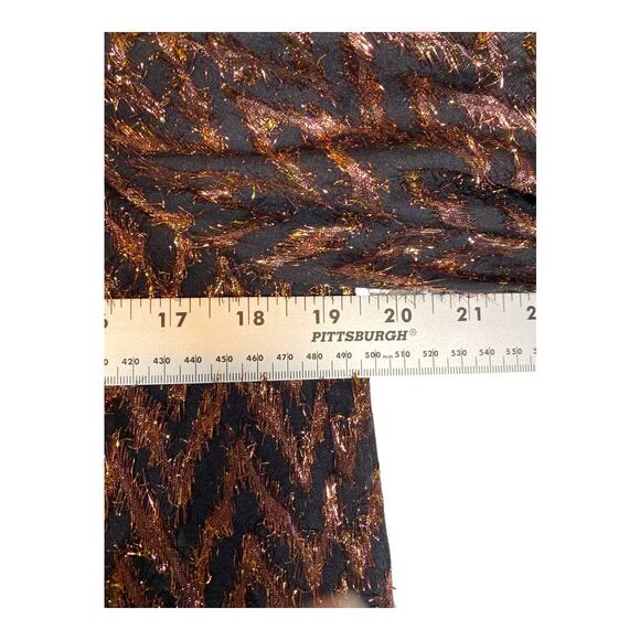 Tuckernuck Pomander Place Copper Metallic Kenzo Relaxed VNeck Size Med Dress - Picture 7 of 8